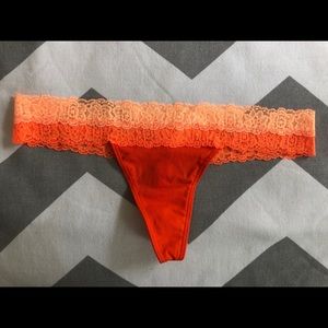 PINK Victoria's Secret Orange Underwear